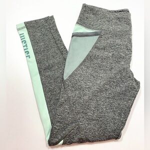 Justice Girl’s PLUS L Active Leggings Gray Green